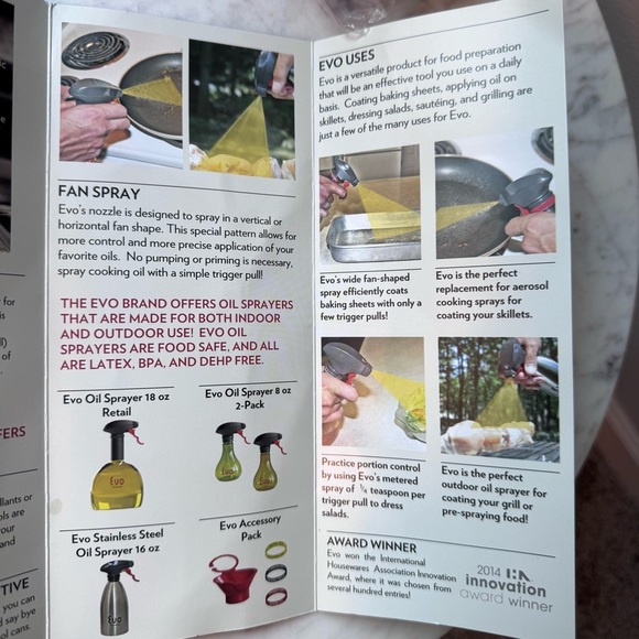 Evo Blue Kitchen Spray Bottles - NEW - Picture 4 of 6